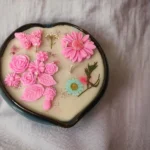 Valentines Collection Candles - Large Heart Shape Bowl Soya Wax candle Vanilla Coco Island Scent 550gm - Image 2