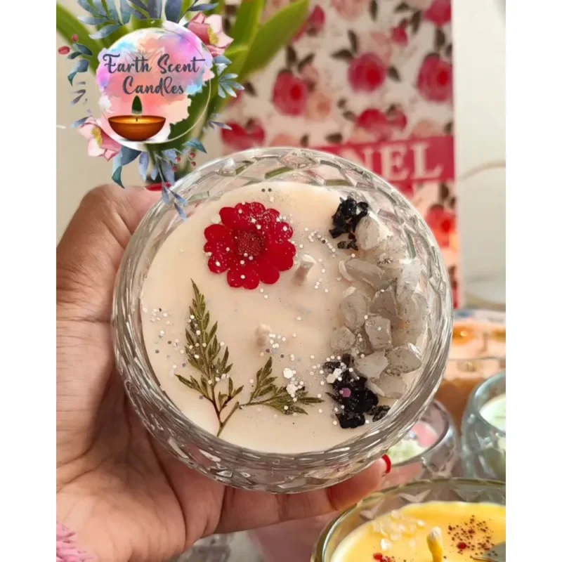 434031547_446246817918317_983532668609271145_n Large Glass Container Soy Wax 200gm - Image 5