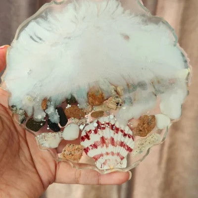 resin irregular coaster