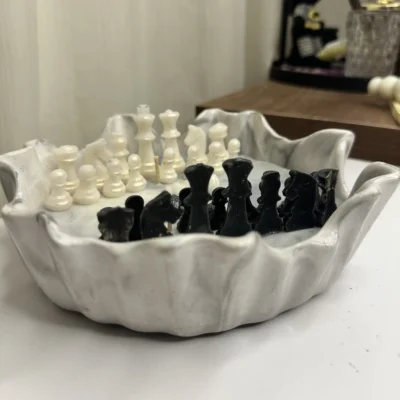 Chess soy wax candle