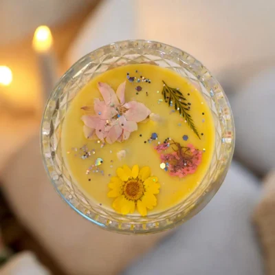 Large Glass Container Soy Wax 200gm